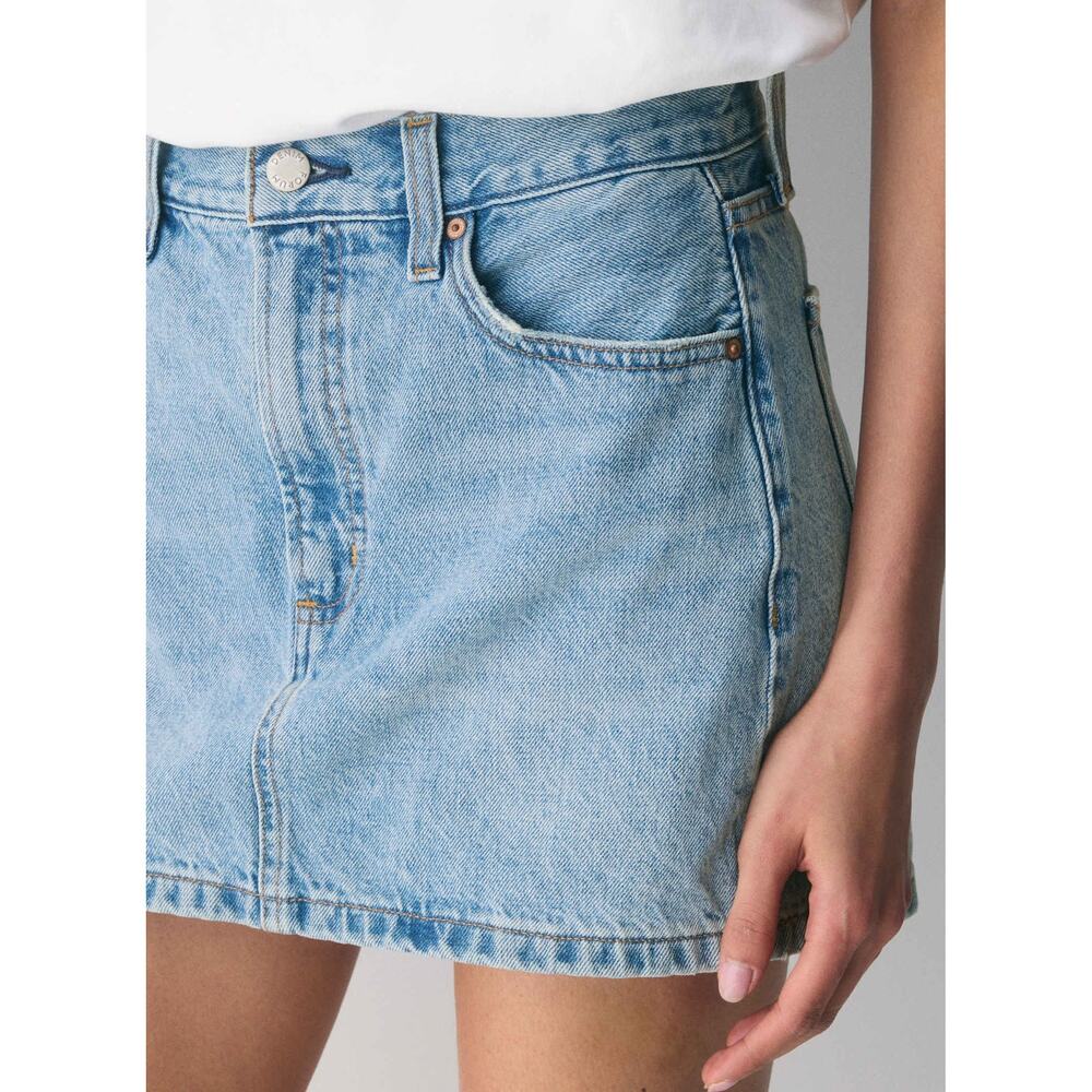 Denim Forum The '90s Ricci Denim Skirt 7 Yrs Bleu Taboo - Size 28 - Picture 2 of 7